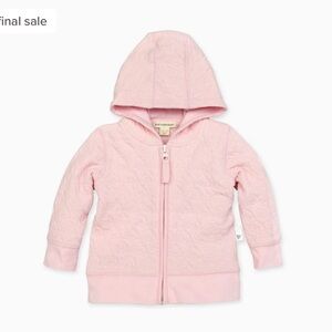 Burt’s Bees Baby - Organic Cotton Matelassé Baby Jacket - Blossom (6-9 months)